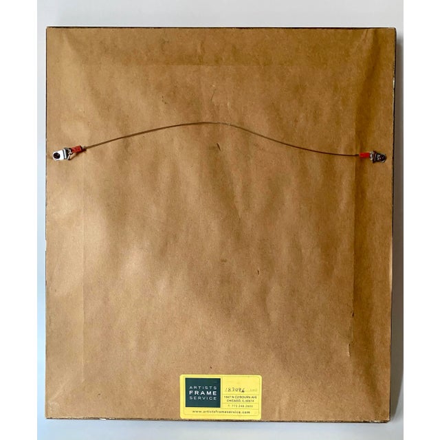 Textile Vintage Chinoiserie / Floral Original Oil Still Life Painting — Signed For Sale - Image 7 of 8