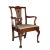 Brown English George II Walnut Arm Chair With Upholstered Slip Seat, 1740 For Sale - Image 8 of 13