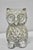 Modern Contemporary Mid Century Modern Style Small Figural Owl Form Doorstop Wedge For Sale - Image 3 of 9
