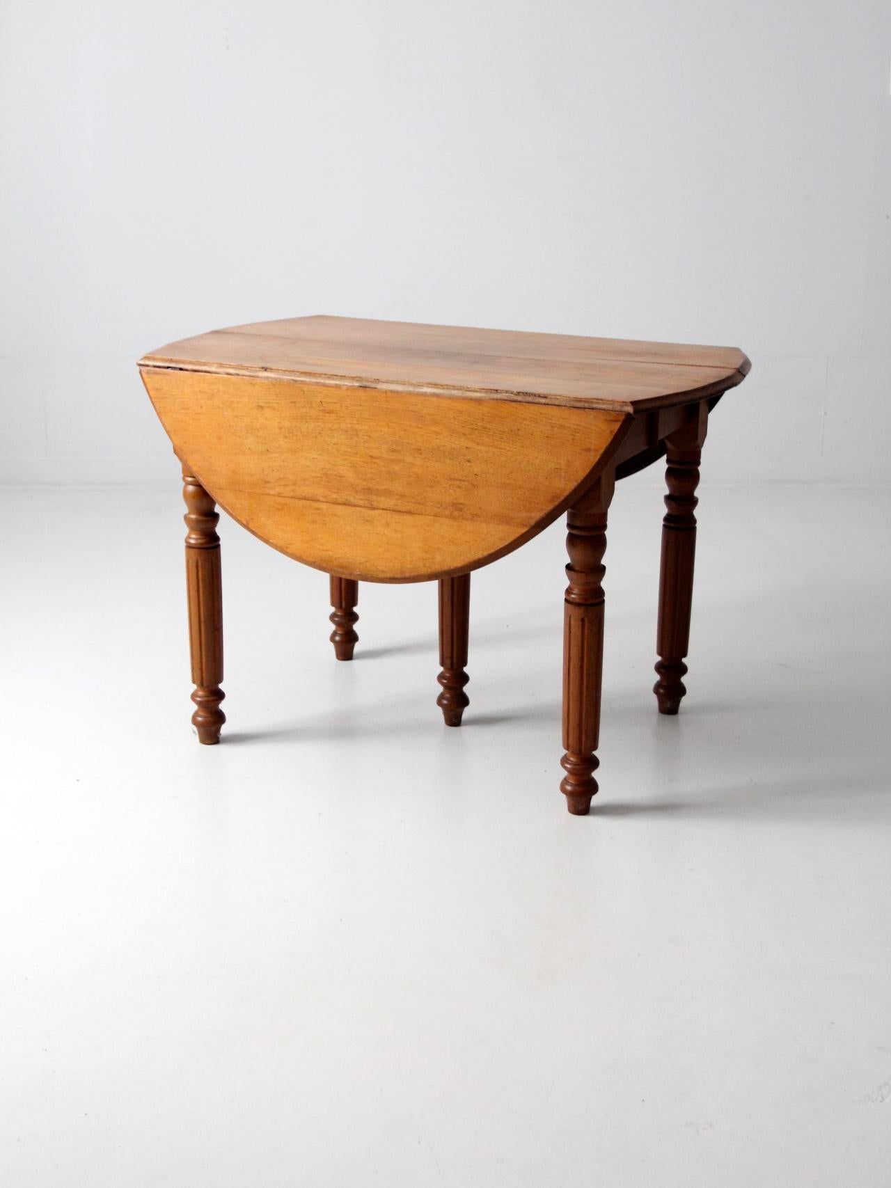 drop leaf table antique