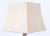 Striking good looking Palm-tree table lamp. White Ceramic base comes with a creme color velvet shade. Small chip on the...