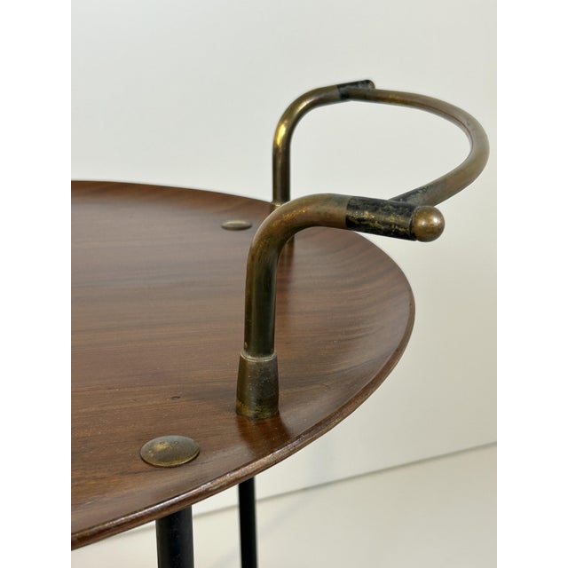 Bar Trolley attributed to Campo e Graffi for Disegno Graffi Home, 1960s For Sale - Image 3 of 9