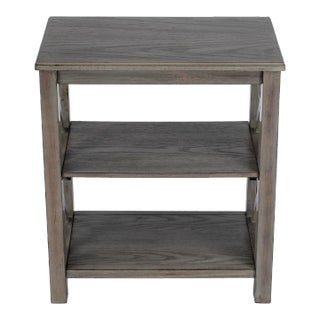 Vance 2 Shelf 22"W Bookcase, Light Brown For Sale