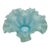 Vintage Blue Opalescent Glass Ruffled Bowl by Fenton For Sale