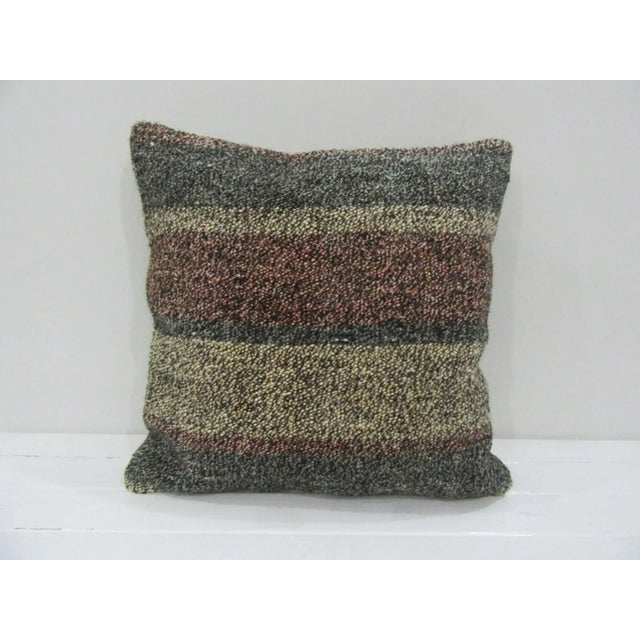Handmade Kilim Pillow Cover For Sale - Image 4 of 4