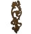 Hollywood Regency 1971 Homco Hollywood Regency Gold Floral Wall Candle Sconce For Sale - Image 3 of 10