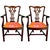 1930's Hand-Carved Solid Mahogany Chippendale Dining Chairs - Set of Eight For Sale - Image 6 of 14
