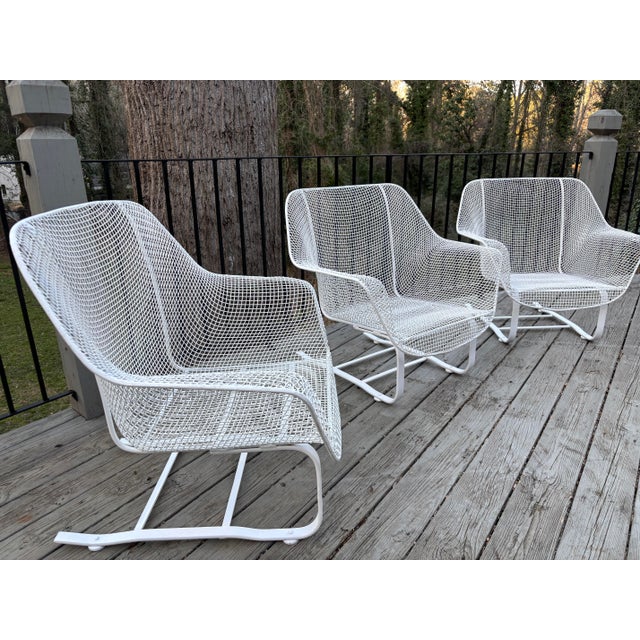 Woodard Sculptura Cantilever Loungers - Set of 3, Attributed For Sale In Atlanta - Image 6 of 10