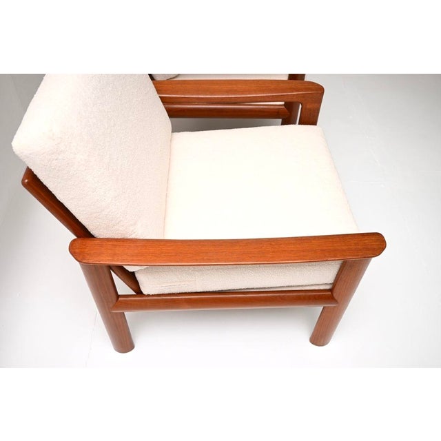 Vintage Danish Teak Lounge Chairs by Sven Ellekaer for Komfort, 1960, Set of 2 For Sale - Image 6 of 11