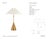 Kelly Wearstler by Visual Comfort Signature Zealous 30" Table Lamp in Museum Gild with Linen Shade Designer: Kelly...