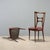 Mid-Century Chairs with Bordeaux Seats, 1950s, Set 6 For Sale - Image 8 of 9