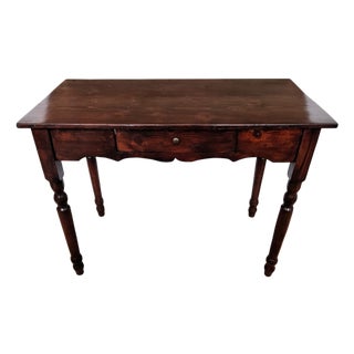 Antique Italian Walnut Desk, 1890s For Sale