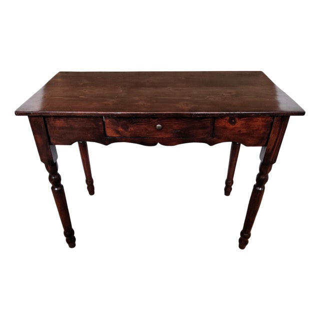 Antique Italian Walnut Desk, 1890s For Sale