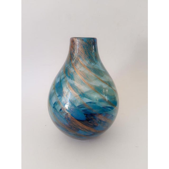 Murano Glass Vase from Fratelli Toso, 1970s For Sale - Image 3 of 8