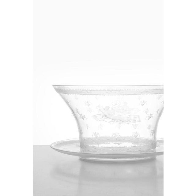Glass Vase by Simon Gate, 1918 For Sale - Image 4 of 5
