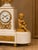 1855 French Louis XVI Marble Ormolu Clock Set - 3 PCS For Sale - Image 9 of 18