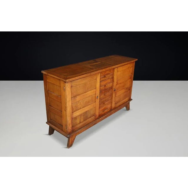Oak Sideboard by René Gabriel, France, 1940s For Sale - Image 9 of 11
