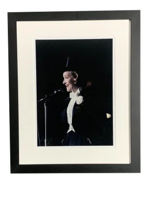 "Top-Hatted Chanteuse" Slim Aarons Getty Images C-Print, Framed 16x20