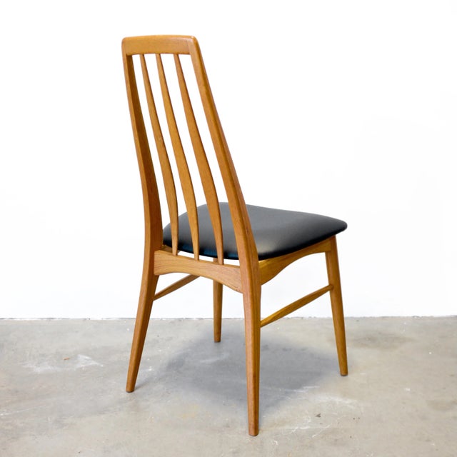 Brown Koefoed Hornslet "Eva" Oak Dining Chairs Designed by Niels Koefoed For Sale - Image 8 of 11