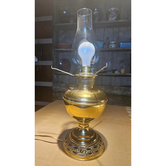 Late 19th Century Bradley and Hubbard 1880's "Patent Applied For", Hobnail Milk Glass "Ring of Fire"' Shade For Sale - Image 5 of 18