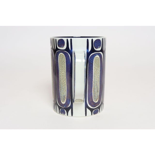 Mid-Century Modern Danish Ceramic Fajence Oversized "Tenera" Mug / Vase German by Royal Copenhagen For Sale - Image 3 of 18