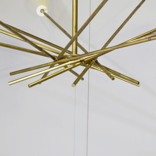 Stilnovo Shangai Chandelier in the style of Stilnovo, 1960s For Sale - Image 4 of 10