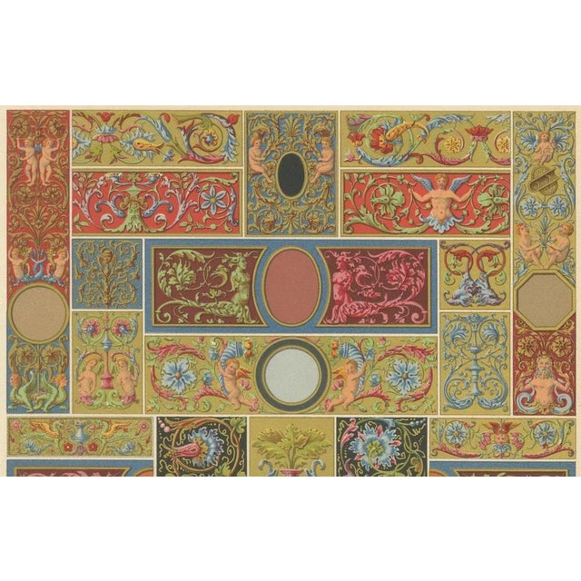 Renaissance Decorative Borders and Panels, 1869, Paper For Sale - Image 6 of 10