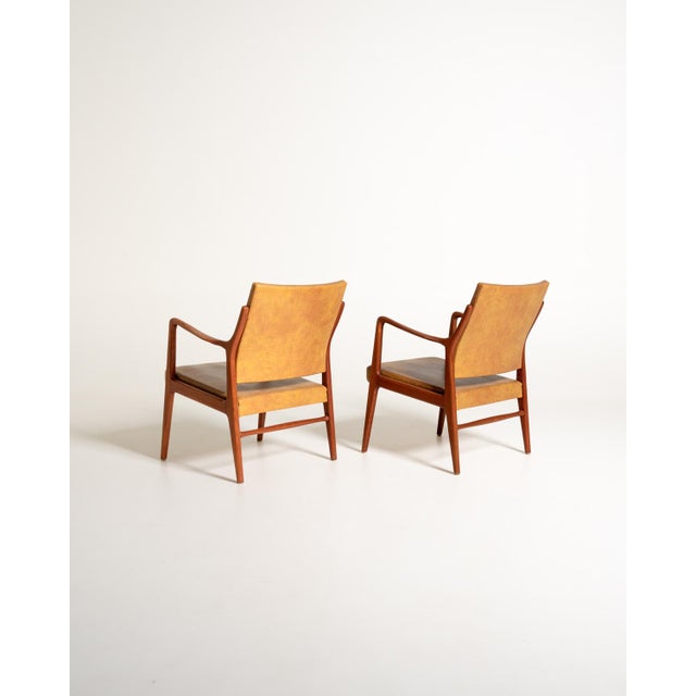 Scandinavian Leatherette Armchairs, 1960s, Set of 2 For Sale - Image 4 of 13