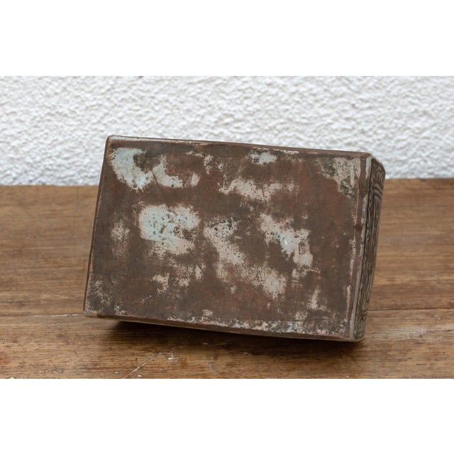 Blue Antique Blue & White Porcelain Vessel For Sale - Image 8 of 9