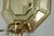 Mid-Century Swedish Octagonal Brass Double Arm Sconces, Set of 2 For Sale - Image 13 of 16
