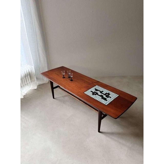 Vintage Model 9 Coffee Table by Louis Van Teeffelen for Wébé For Sale - Image 14 of 15