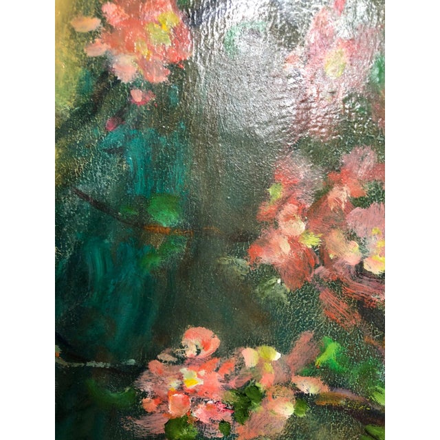 Realism Mid 20th Century **"In the Company of Words" - Oil Painting on Board Signed For Sale - Image 3 of 5