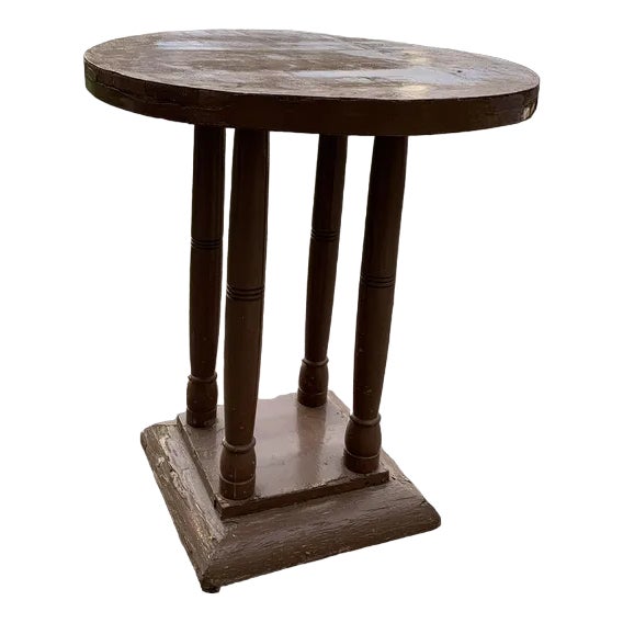 Art Deco Round Side Table, 1930s For Sale