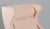 Beige Set of Natural Leather Wingback Chair and Ottoman by Børge Mogensen for Fredericia For Sale - Image 8 of 13