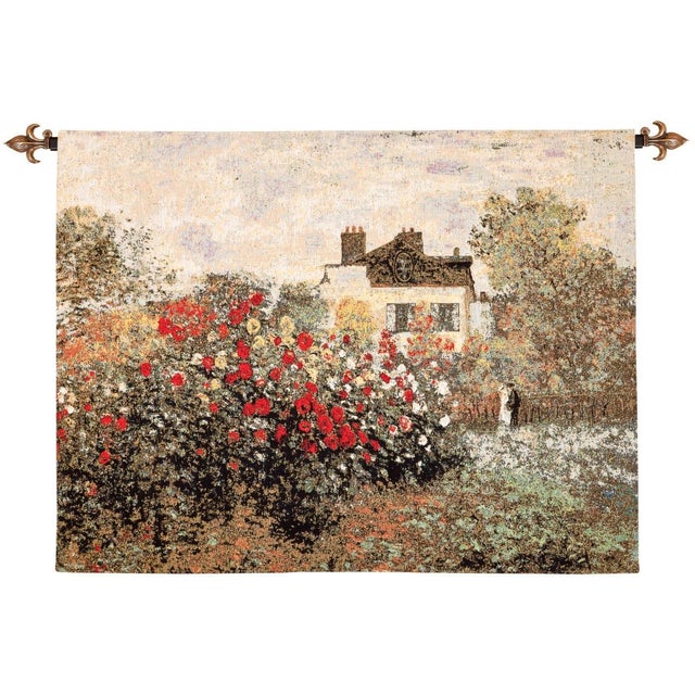 This beautiful tapestry is woven on a jacquard loom by skilled weavers, keeping alive the centuries old tradition of...