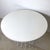 Mid-Century Modern Round White Dining Table With Knoll-Style Wire Base For Sale - Image 3 of 12