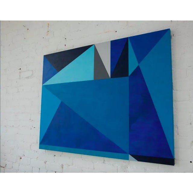 Blue - "Dreamscape" Series No. 01, Contemporary Abstract, Large Canvas Art Print For Sale - Image 10 of 12