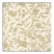 Schumacher Amagansett Linen Crewel Fabric in Ecru For Sale