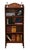 Slim Mahogany and Inlaid Open Bookcase, 1900s For Sale - Image 11 of 17
