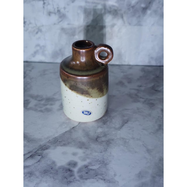 Ceramic 1980s Vintage Japanese Miniature Pottery Jug For Sale - Image 7 of 11