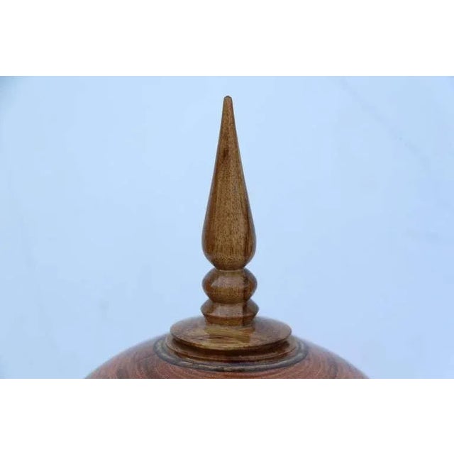 Robert Mascoll Hand-Turned Honey Locust Vase John Mascoll For Sale - Image 4 of 7