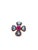 Bochic "Capri" Vintage Ruby, Amethyst & Blue Topaz Ring Set In 18K Gold & Silver For Sale In New York - Image 6 of 18