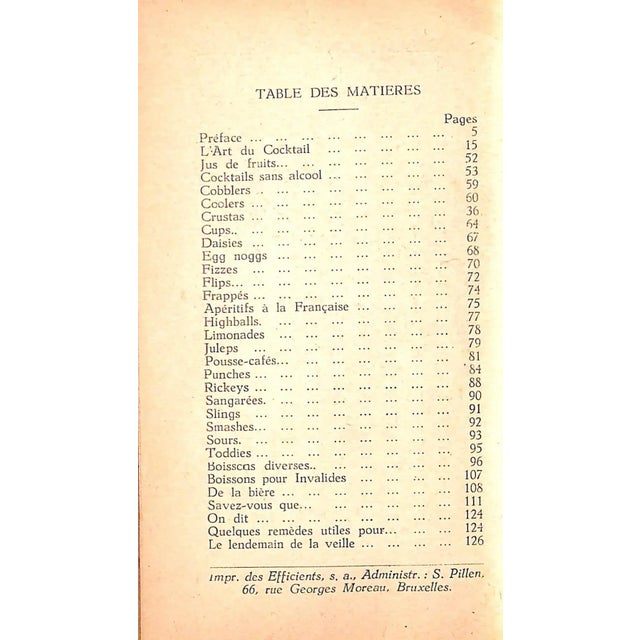 "L'Art Du Cocktail" 1930 Vermeire, Robert For Sale In New York - Image 6 of 12