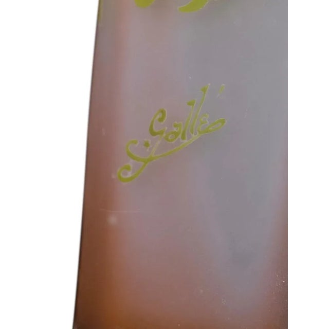 Art Nouveau French Vase by Emile Gallé, 1900s For Sale - Image 6 of 7