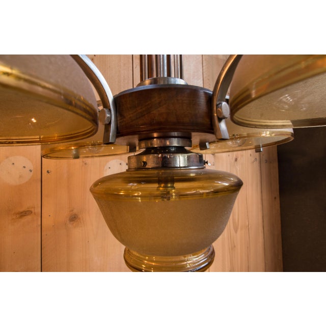 1940s Vintage Chandelier, 1940s For Sale - Image 5 of 11