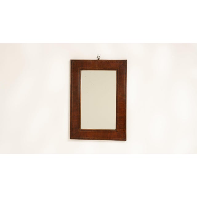 19th Century France Brown Wood Mirror For Sale In Greensboro - Image 6 of 8