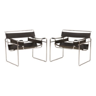 Vintage Italian Wassily Chairs by Gavina, 1960s, Set of 2 For Sale