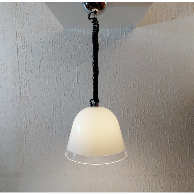 1970s Kuala Pendant Lamp by Franco Bresciani for Meblo, Yugoslavia, 1970s For Sale - Image 5 of 10