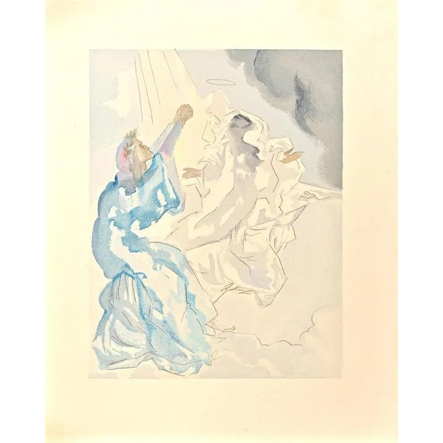 1960s Salvador Dalì, In the Heaven of Mercury, Woodcut Print, 1963 For Sale - Image 5 of 5