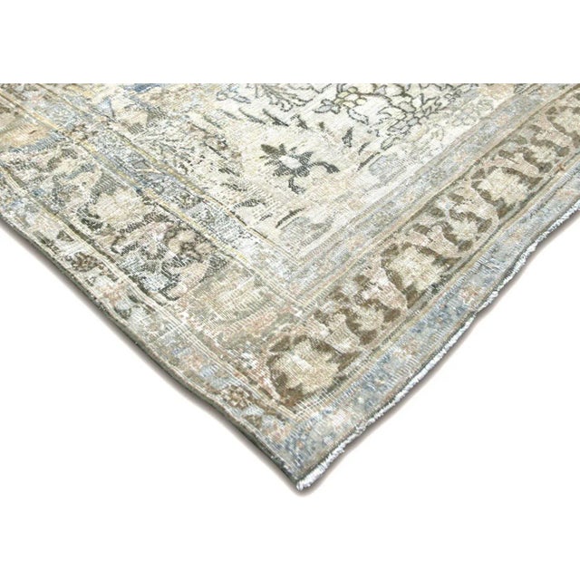 Transitional 1920s Persian Meshed Rug For Sale - Image 3 of 7